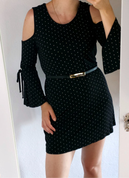 Piekna sukienka, czarna Elegancka