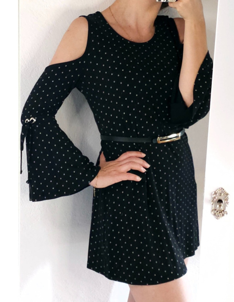 Piekna sukienka, czarna Elegancka Piekna sukienka, czarna Elegancka