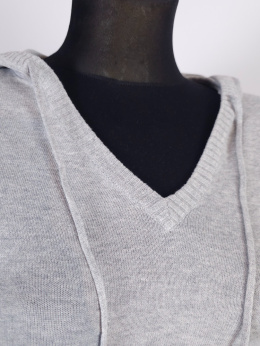 Piękna tunika szara z kapturem, H&M