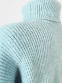Miętowy sweter Wełniany