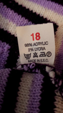 Sweterek/golfik fioletowy Retro, Vintage