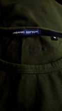 Piękny T-shirt Khaki, Zielony, Organic Cotton