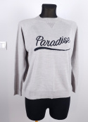 Piękny Szary sweterek z napisem Paradise Piękny Szary sweterek z napisem Paradise