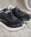 Wygodne Sneakersy na rzepy i sznurowane, Czarne, Sprandi, rozm.32