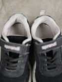Wygodne Sneakersy na rzepy i sznurowane, Czarne, Sprandi, rozm.32